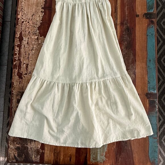 NWT Jessica Simpson Linen Blend Tiered Dress Size XS - Picture 5 of 13
